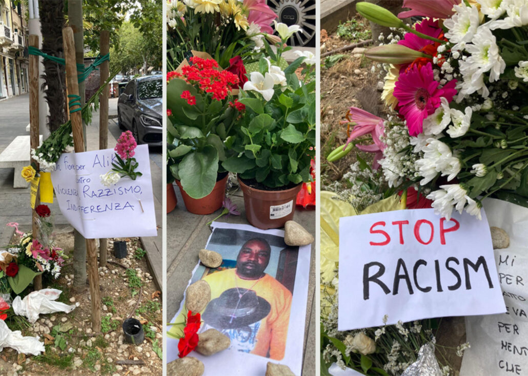 Siamo donne e uomini bianchi.