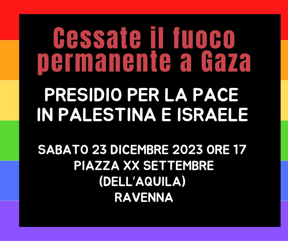 CESSARE IL FUOCO PERMANENTE A GAZA