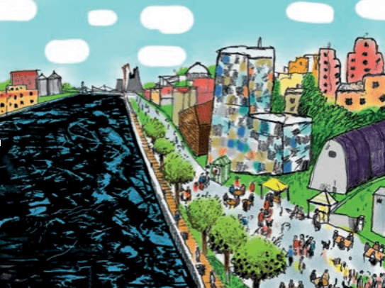 Passeggiata lungo-canale Darsena: un possibile luogo del buen vivir