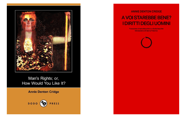 Cenni letterari – Annie Denton Cridge, A voi starebbe bene? I diritti degli uomini.